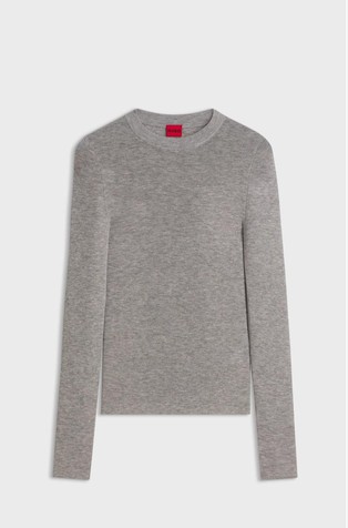 Slim-fit sweater in a wool blend