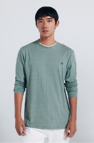 Double striped long sleeve T-shirt