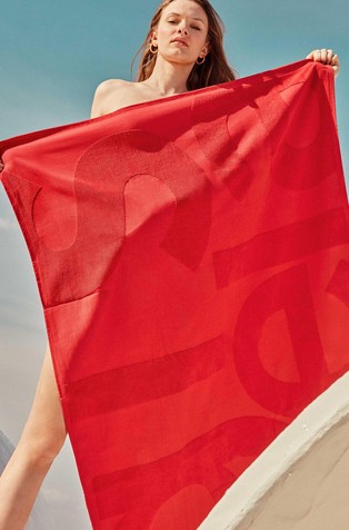 Beach towel in cotton terry