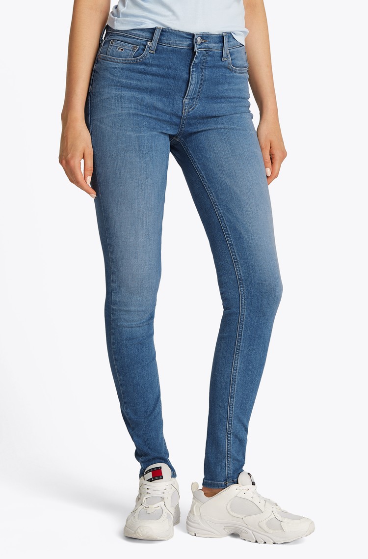 TOMMY HILFIGER Nora Mid Rise Skinny Jeans Blue 