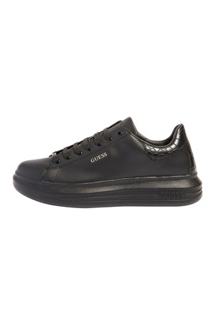 Vibo leather sneaker with contrast insert