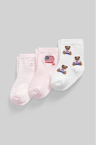 Polo Bear paket 3 parov nogavic