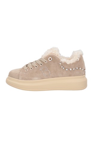 City Jungle suede sneakers with shearling lining