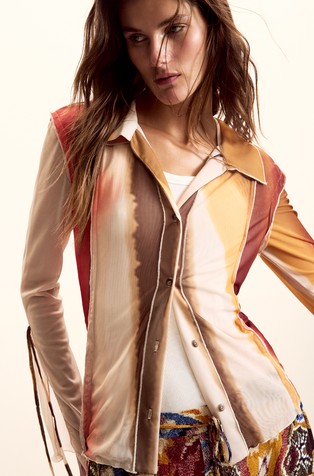 Črtasta srajca oblikovalca Christiana Lacroixa