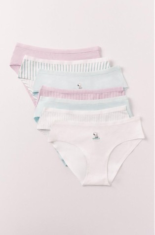 Snoopy 7-pack wide panties
