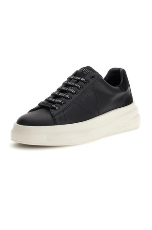 Elba leather sneakers with synthetic inserts