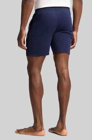 RALPH LAUREN Kratek spodnji del pižame iz bombažne jersey tkanine Modra - Cruise Nvy 2