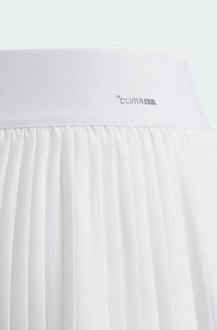 ADIDAS Club Tennis Pleated Skirt Kids White 3