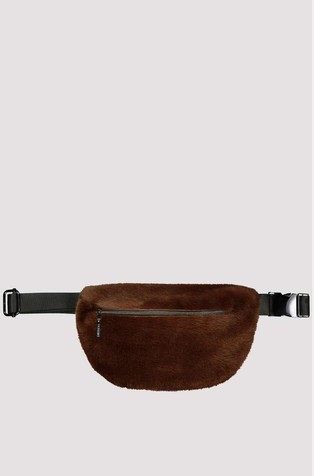 Torbica za okoli pasu iz umetnega krzna
