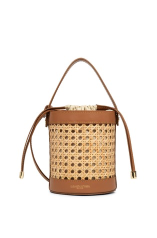 Cane Rattan majhna bucket torbica