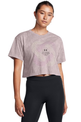 Run Anywhere Cropped Short Sleeve