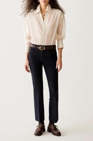 Mini-flare cut trousers