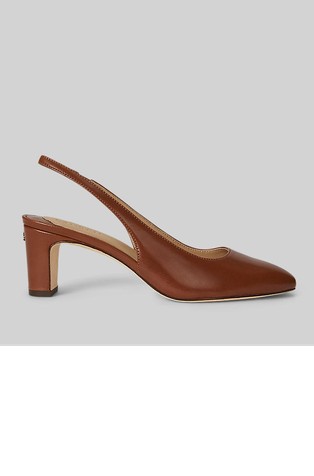 Klaire usnjeni salonarji z odkrito peto