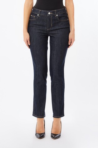 Cropped skinny fit jeans hlače