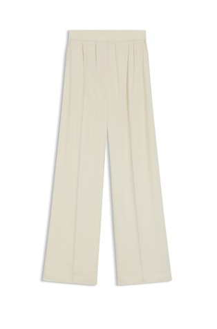 Relaxed-fit viscose trousers