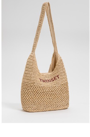 Kvačkana hobo torba iz rafije