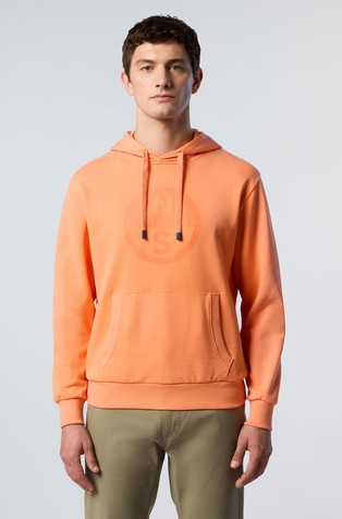 Hoodie with maxi print