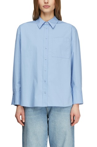 Loose fit srajca iz bombažnega poplina