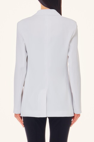 LIU JO Blazer with bejewelled detailing Off-White 2