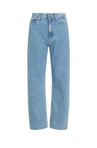 Barrel Fit jeans hlače z visokim pasom