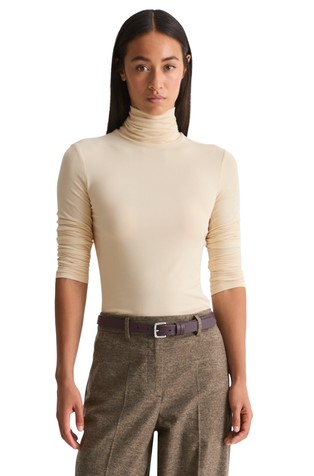 Slim-Fit Turtleneck in Stretch TENCEL™ Modal