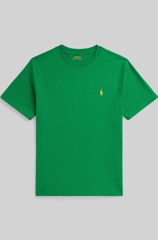 Cotton jersey crewneck tee