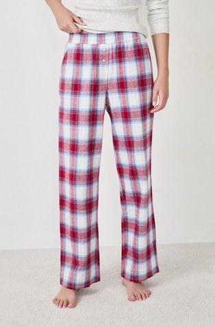 Delvin karirast spodnji del pižame