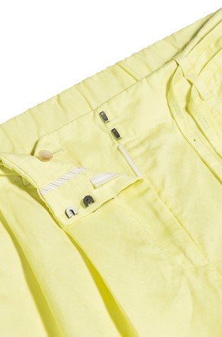 HUGO BOSS Relaxed-fit culottes in lyocell and linen Green 2