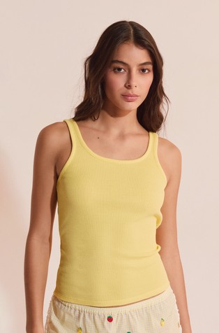 Rives bombažen zgornji del pižame brez rokavov