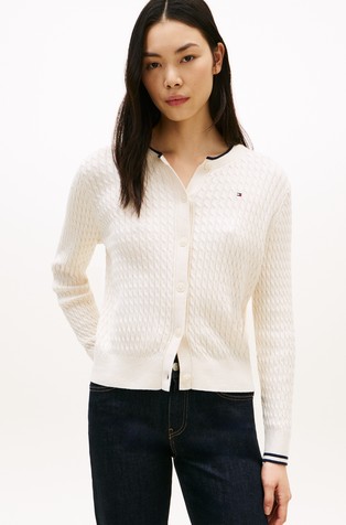 Pletena bombažna jopa