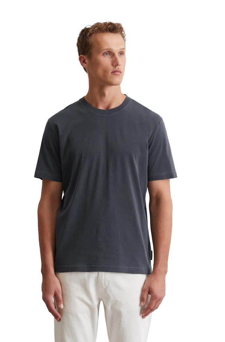 MARC O'POLO T-shirt in organic cotton Dark Navy 