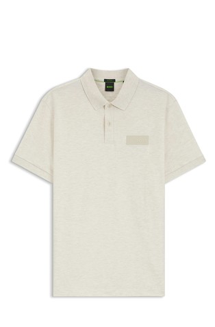 Paddy short-sleeved polo shirt with logo patch