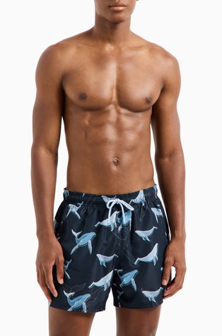 ASV Swim shorts with Sea animals pattern