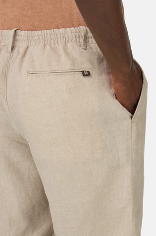 BOGGI MILANO Bermudas in Linen Sand 4