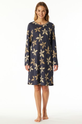 Comfort Nightwear - spalna srajca s cvetličnim vzorcem