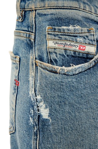 DIESEL Boyfriend jeans hlače - 2016 D-AIR 007M8 Modra - Medium Blue 3