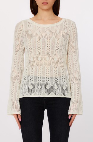 Openwork jumper