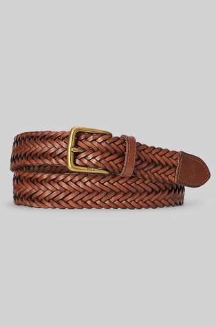 Braided Calfskin Belt