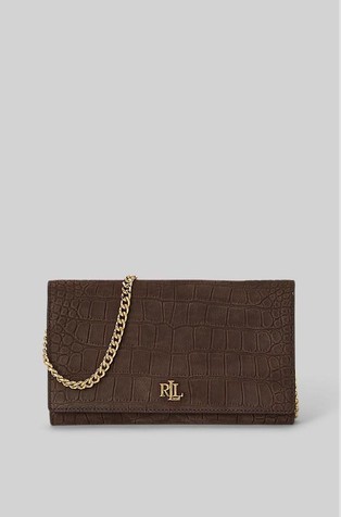 Adair II Croc-embossed Crossbody