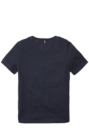 TOMMY HILFIGER Essential majica s kratkimi rokavi Modra - Dark Blue 2
