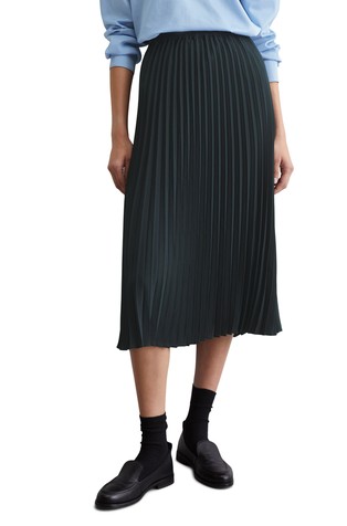 Pleated skirt made from recycled polyester