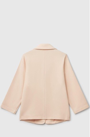 BENETTON Elegant long blazer Camel 2
