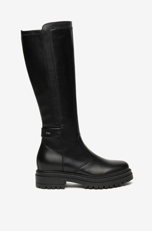 Škornji iz usnja in sintetičnih materialov