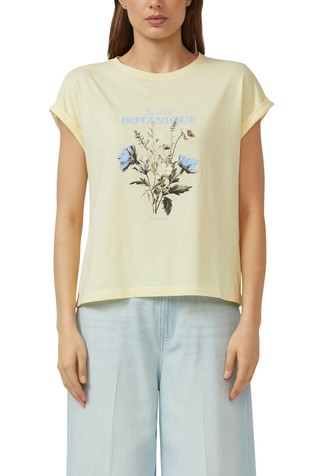 Relaxed fit majica s potiskom