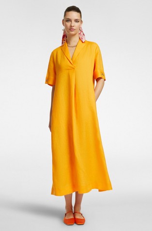 Long linen dress