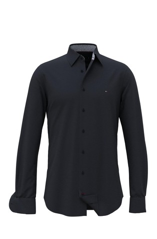 Slim fit bombažna srajca