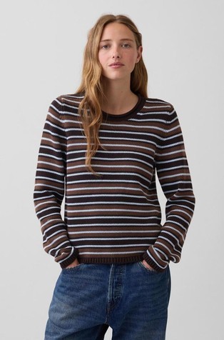 Striped Cotton Sweater