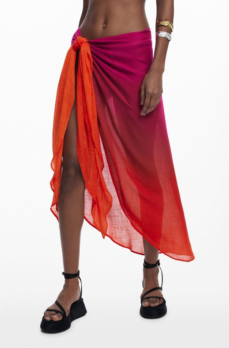 DESIGUAL Sarong krilo v prelivajočih barvah Večbarvna - Multi 