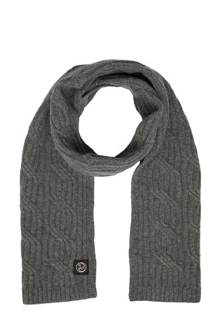 Pleten volnen šal z vzorcem