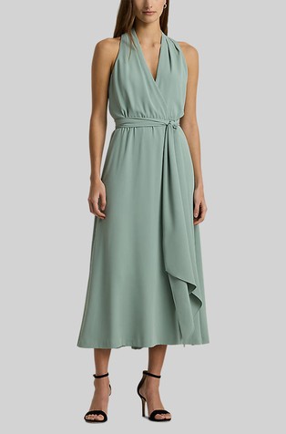 Georgette Halter Cocktail Dress